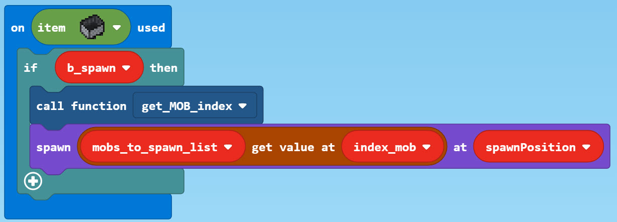 on minecart spawned | We Code MakeCode